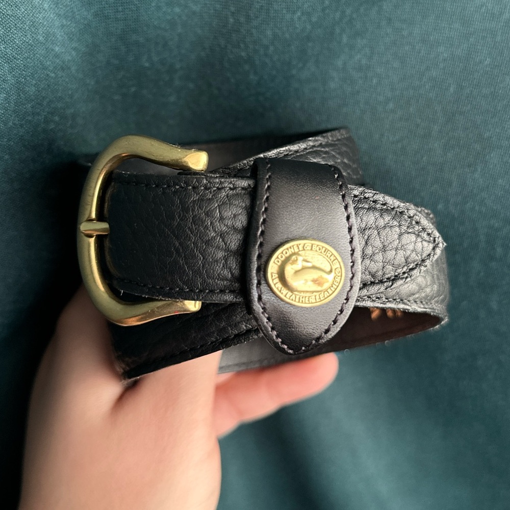 Vintage Dooney & Bourke Pebble Leather Belt